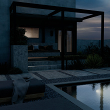 Landscape-Curved Bollard-16260BKT30-Overall-Night-AllOff_Square.jpg